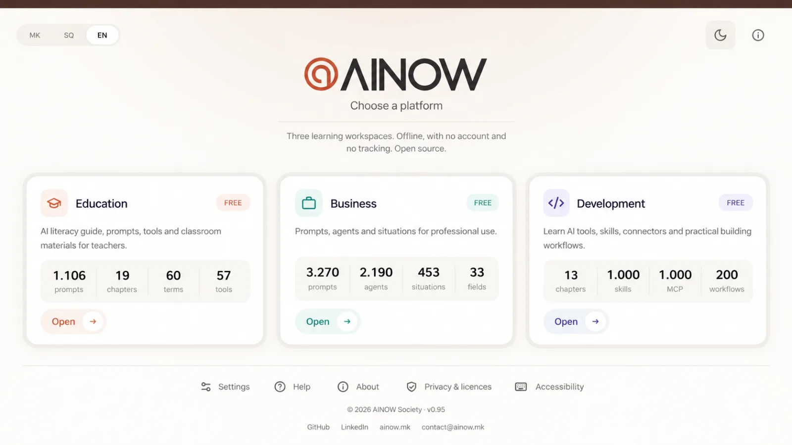 AINOW Literacy Dashboard